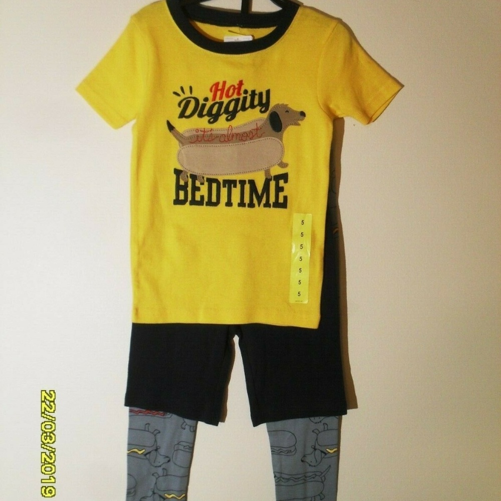Carters Toddler  3-Piece  PJ Pajamas Set Dog